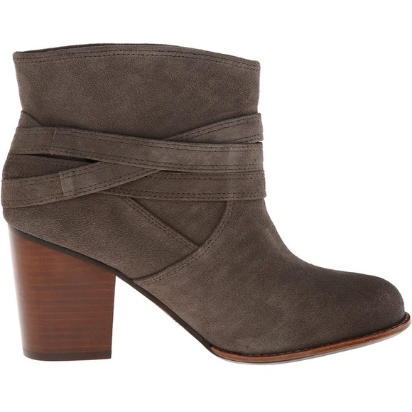 NIB Splendid Women's Laventa Smoke Suede Ankle Booties - Picture 2 of 12